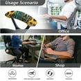 thumbnail image 4 of HELLHERO Aztec Sunflower Print Desk Chair Cover with Armrest Cover, Washable Stretch Rotating Chair Backrest and Cushion Protector, Anti Dust Office Chairs Slipcover, 4 of 6