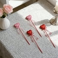 thumbnail image 6 of Gaiwos 10 PCS Valentine's Day Glitter Puffy Heart Picks 8.6 inches, Foam Heart Picks Sparkly Sticks, for Wedding Flower Arrangements Floral Bouquet Home Holiday Party Crafts Supplies Decorations, 6 of 6
