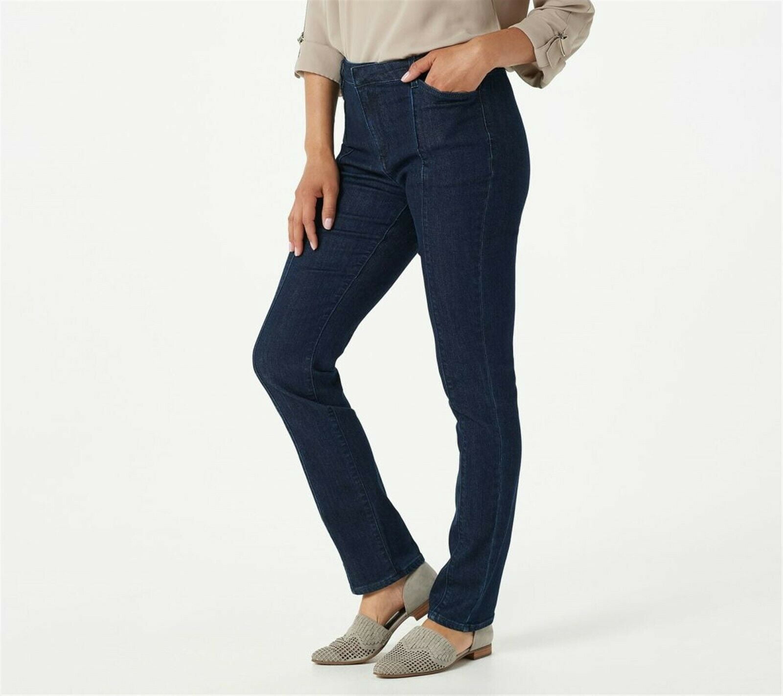 Susan Graver High Stretch Denim Jeans 