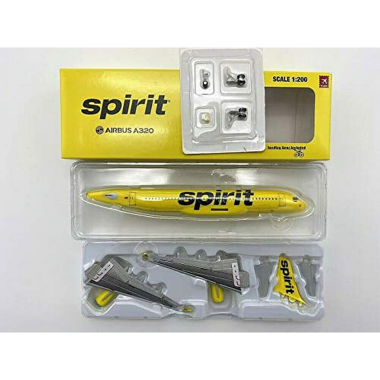 Hogan HG11229G Spirit A320 1-200 with Gear Aircraft - Walmart.com