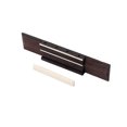 thumbnail image 4 of EeaseCA 4-String Rosewood Saddle Ukulele Bridge For Ukulele Replacement Parts (Coffee), 4 of 7