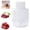 7-in-1 White-1, variant on Cherry Pitter, Heavy-Duty Stainless Steel Pitting Tool, Portable Cherries Corer Stoner with Lock & Pit Container for Cherry Jam (Red)