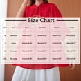 thumbnail image 3 of JGGSPWM Women's Summer Embroidered Jacquard Cotton Linen Tops 3/4 Sleeve Bohemian Tees Blouses Shirts Red M, 3 of 5