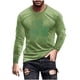 thumbnail image 2 of Blusas y camisas de manga larga y cuello redondo para hombre, camisetas casuales con estampado de moda y cuello redondo, blusas de licra de manga corta para hombre., 2 of 5