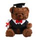 thumbnail image 1 of Juguete del oso de peluche de la historieta en muñeca rellena del animal de la graduación de la bata del doctor Lindo para la estación de la graduación, 1 of 7