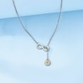 thumbnail image 2 of BONZEUS 925 Sterling Silver Luminous Firefly & Heart Pendant Necklace for Women - 45cm, 2 of 24