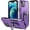 Violet, variant on for iPhone 14 Case iPhone 13 with Kickstand Magnetic Ring Rugged Protective Military Grade Shockproof Case for iPhone 14 iPhone 13 Phone Case (Navy)