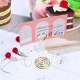 thumbnail image 3 of MasteelfCA BESTOMZ 12PCS Golden Heart Shape Photo Holder Stands Table Number Holders Paper Menu Clips for Weddings, 3 of 7