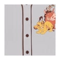 thumbnail image 5 of Disney Women's Lion King Baseball Jersey, Classic Button Down Baseball Shirt Heather – 2XL, 5 of 7