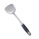 thumbnail image 2 of Espátula de acero inoxidable con mango de veta de madera, cuchara para sopa, espátula, colador, aislamiento térmico, utensilios de cocina, suministros de cocina, traje de cocina, regalo, 2 of 5