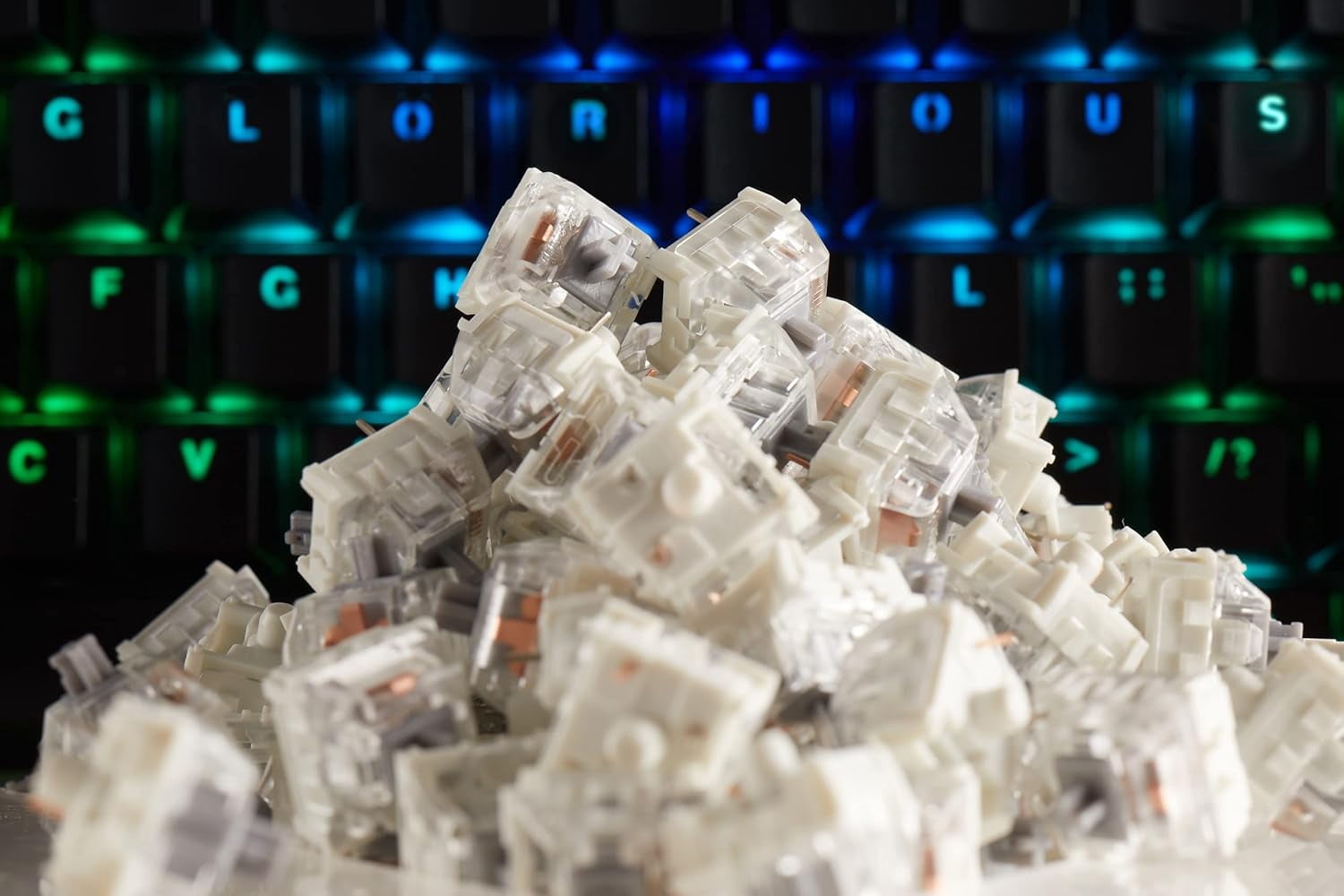 Kailh Speed Silver Linear Mechanical Keyboard Competitive 3-pin Gaming Switches, 120-pack
