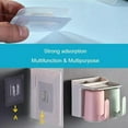 thumbnail image 4 of Double-Sided Adhesive Wall Hooks, Strong Hanger Transparent Suction Cup Wall Storage Holder, 20 pairs, 4 of 10