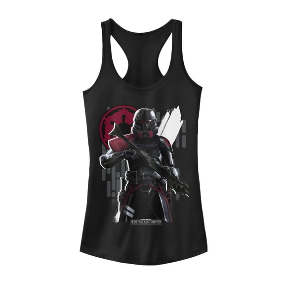 Junior's Star Wars Jedi: Fallen Order Second Sister Inquisitor Racerback Tank Top Black Small
