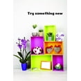 thumbnail image 1 of Custom Decals Try Something New Wall Art Size: 8 X 30 Inches Color: Black, 1 of 1