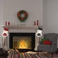 thumbnail image 7 of 2PCS Christmas Stockings Pet Paw Pattern Stockings Fireplace Hanging Stockings for Pet and Christmas Decoration, 7 of 7
