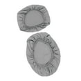 thumbnail image 4 of 2 Toilet Lid Covers Standard Size For Round/Oval/Elongated Toilets Machine Washable Polyester Simple Care, 4 of 9
