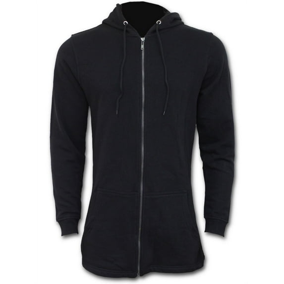 GOTHIC ROCK - Ladies Fish Tail Full Zip Hoody - Zip Sleeve
