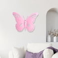 thumbnail image 6 of kowaku 6x 3D Butterfly Wall Decor Decorative Sculpture Figurine Ornaments Hanging Butterflies for Living Room Patio Farmhouse Fence Yard 6 Pcs, 6 of 9