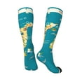 thumbnail image 4 of Balery World Map With Landmarks Fun Novelty Socks Men'S Women'S Crew Socks Funny Crazy Novelty Socks Quirky And Cool Socks, 4 of 9