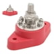 thumbnail image 4 of Kit De Barra Colectora De Poste De Unión De Batería, Terminal De Distribución De Energía M10 De Corriente Nominal De 160A Rojo De Un Solo Perno Para Automóvil, 4 of 7