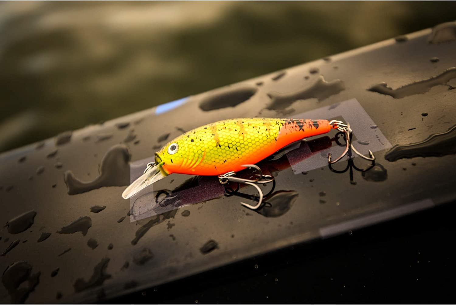 Berkley Flicker Shad Shallow Fishing Lure, HD Emerald Shiner, 1/6 oz