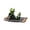 A, variant on SUYOLL Frog Mini Pond Decoration Figures Floating Pond Decoration For Outdoors Pond Decoration Garden Figures Statue Garden Decoration Ornament For Garden Pond Balcony