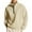 Khaki #2, variant on Zimjoy Quarter Zip Pullover Men Long Sleeve Mock Neck 1/4 Zipper Pullover Casual Sweat Shirt Quarter Zip Sweatshirt Lightweight Fall Clothes, Khaki L