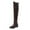 Coffee, variant on HAOTAGS Women's Over-The-Knee Boots, Cool Fashion High-Top Fall Low Heel Comfort Boots Brown