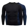 thumbnail image 1 of 2pcs Playera De Licra Deportiva Para Hombre Compresión Gym, 1 of 8