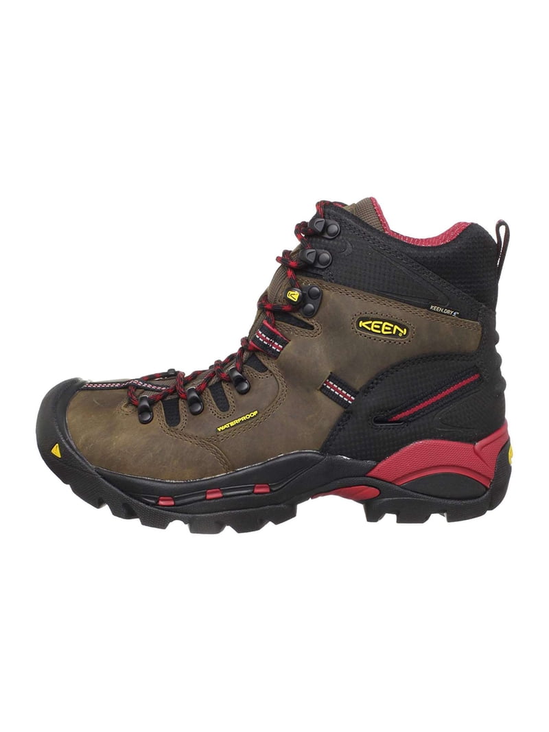 KEEN Utility Waterproof Steel Toe Work Boots, Brown, Lace-Up  display picture 1