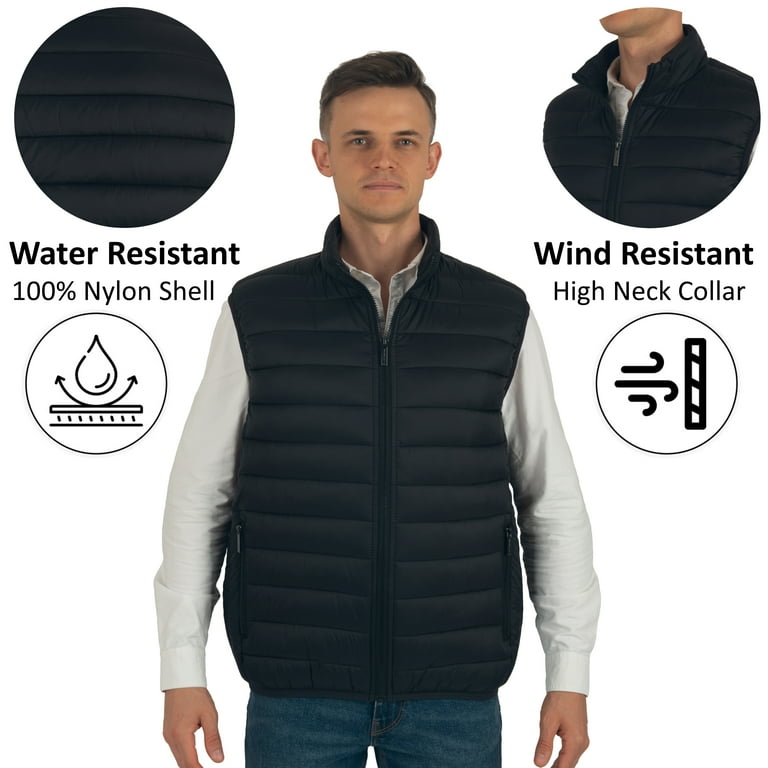 ジャケット・アウター Hypertrophy DOUBLE ZIPPER DOWN VEST Hooded Puffer Vest for Women High Collar Shiny Puffer Vest