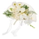 thumbnail image 2 of Ramo de novia, flor de mano nupcial, abanico chino, ramo de abanico de baile creativo Blanco, 2 of 9