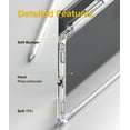 thumbnail image 6 of Ringke Fusion Plus with DIY Soft Bumper Compatible with iPad 9th Generation (10.2 inch, 2021)/iPad 8th/7th Gen, Clear Shockproof Flexible TPU Silicone Bumper Hard Back Cover - White & Black, 6 of 7