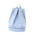 thumbnail image 2 of Mochila deportiva con cordón y compartimento para zapatos con bolsillo para artículos húmedos Azul M, 2 of 9
