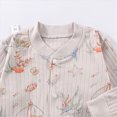 thumbnail image 5 of 12-18 Months Infant Print Rompers,Cute Cartoon Long Sleeve Baby Jumpsuit,Soft Warm Fall Winter Unisex Onesie for Newborn Infant Boys Girls 12 18 24 Months 2T 3T,Orange, 5 of 7