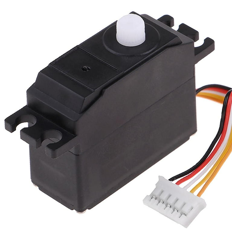 1 12th Steering Servo Black for WLtoys 12428 12423 RC Tracked