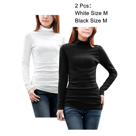 Capri Blouse - Women's Long Sleeve Straight Fitting Cut Design Stretch Cable Top Shirt Blouse