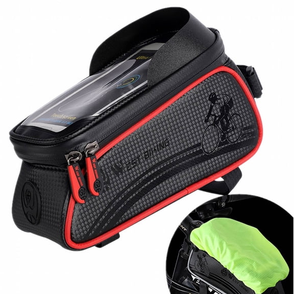 GASTROPOD Bike Bag,Efficient Tool Access Mountain Bike Accessories,Convenient Storage Space Saddle Bag,6.5",Red