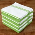 thumbnail image 2 of Sticky Toffee, 8 Pack, Cotton Terry Kitchen Dishcloth, Green, 2 of 6