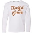 thumbnail image 3 of Inktastic Thankful and Blessed Long Sleeve Youth T-Shirt, 3 of 5