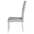 thumbnail image 6 of Kerwin Velvet Upholstered Dining Side Chair Grey (Set of 2), 6 of 12