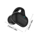 Earphone Single Ear Clip On Style Non In Ear And Over The Ear Bone
