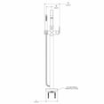 thumbnail image 2 of Speakman SB-2536-MB Free Standing Roman Tub Faucet with Flat Lever Handle MB, Matte Black, 2 of 4
