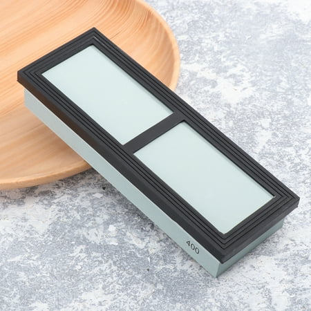 

Double-sided Honing Stone Useful Double-sided Whetstone Practical Abrasive Sharpening Stone for Kitchen Home Restaurant (400#/1000# Random Color)