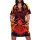 thumbnail image 2 of Vestido de bolsillo suelto del Rey No Muerto, vestido de verano para mujer 2025, vestido elegante, 2 of 7
