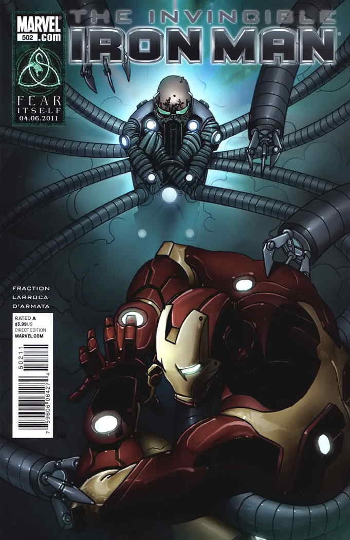 Cover of Invincible Iron Man #502