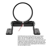 Speedway Motors Universal Steering Column Mount, Adjustable Angle, Fits 2 Inch OD Column Tubes, Easy Installation, Black Finish, Simple 4-Bolt Floor Mounting Design