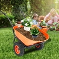 thumbnail image 4 of VEVOR Electric Wheelbarrow Cart – 7 Cu. Ft. Powered Dump Cart with 573 lbs Capacity, 4 of 12