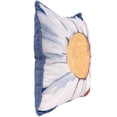 thumbnail image 3 of Jordan Manufacturing 18" x 18" Multicolor Ladybug Daisy Floral Square Reversible Decorative Throw Pillow with Welt Accent, 3 of 5