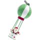 thumbnail image 2 of Colgante de hierro navideño, globos aerostáticos con adorno de Papá Noel, decoración colgante para árbol de Navidad, 2 of 5